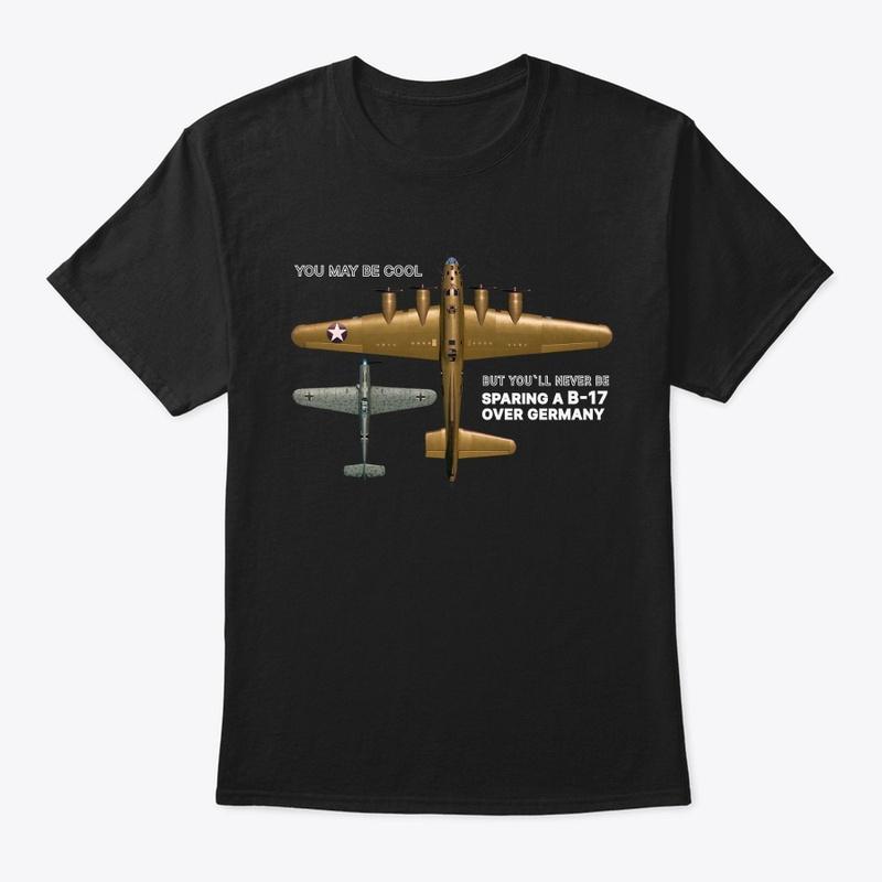 B-17 and BF-109 (Color with text)